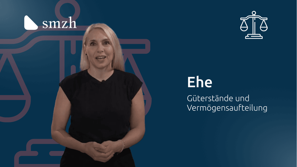 Ehe - Güterstände und Vermögensaufteilung
